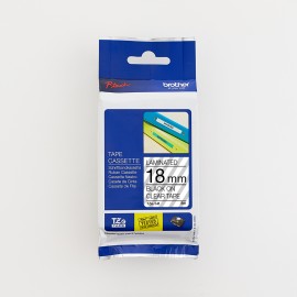 Brother 18MM Black on Clear Laminated tape