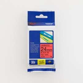 Brother 24MM Black on Red Laminated tape