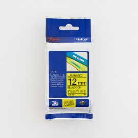 Brother 12MM Black on Yellow Laminated tape Brother 12MM Black on Yellow Laminated tape