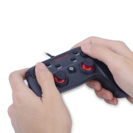 REDRAGON SATURN Wired X/D-input(Digital/Analog) PC Controller Black REDRAGON SATURN Wired X/D-input(Digital/Analog) PC Controller Black