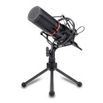 REDRAGON BLAZAR Cardioid USB Gaming Mic and Tripod - Black REDRAGON BLAZAR Cardioid USB Gaming Mic and Tripod - Black
