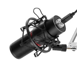 REDRAGON BLAZAR Cardioid USB Gaming Mic and Tripod - Black REDRAGON BLAZAR Cardioid USB Gaming Mic and Tripod - Black