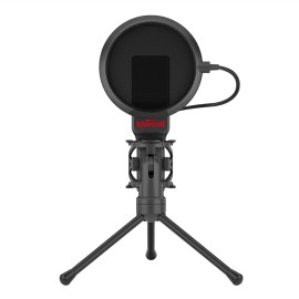 REDRAGON SEYFERT 3.5mm Aux Gaming Mic and Tripod - Black REDRAGON SEYFERT 3.5mm Aux Gaming Mic and Tripod - Black
