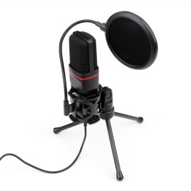 REDRAGON SEYFERT 3.5mm Aux Gaming Mic and Tripod - Black REDRAGON SEYFERT 3.5mm Aux Gaming Mic and Tripod - Black