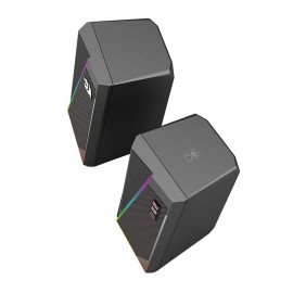 REDRAGON 2.0 Satellite Speaker ANVIL 2 x 3W RGB USB|Aux Gaming Speaker - Black REDRAGON 2.0 Satellite Speaker ANVIL 2 x 3W RGB USB|Aux Gaming Speaker - Black