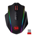 REDRAGON VAMPIRE ELITE Wireless 16000DPI|8 Button|Ergonomic Design|P3335 Optical Sensor|Type-C Cable|RGB Backlit Gaming Mouse - Black REDRAGON VAMPIRE ELITE Wireless 16000DPI|8 Button|Ergonomic Design|P3335 Optical Sensor|Type-C Cable|RGB Backlit Gaming Mouse - Black