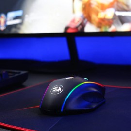 REDRAGON VAMPIRE ELITE Wireless 16000DPI|8 Button|Ergonomic Design|P3335 Optical Sensor|Type-C Cable|RGB Backlit Gaming Mouse - Black REDRAGON VAMPIRE ELITE Wireless 16000DPI|8 Button|Ergonomic Design|P3335 Optical Sensor|Type-C Cable|RGB Backlit Gaming Mouse - Black