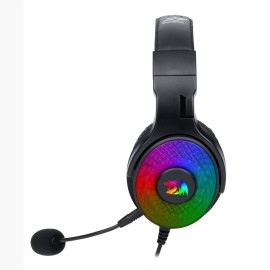 REDRAGON Over-Ear PANDORA USB (Power Only)|Aux (Mic and Headset) RGB Gaming Headset - Black REDRAGON Over-Ear PANDORA USB (Power Only)|Aux (Mic and Headset) RGB Gaming Headset - Black
