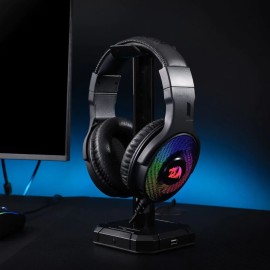 REDRAGON Over-Ear PANDORA USB (Power Only)|Aux (Mic and Headset) RGB Gaming Headset - Black REDRAGON Over-Ear PANDORA USB (Power Only)|Aux (Mic and Headset) RGB Gaming Headset - Black
