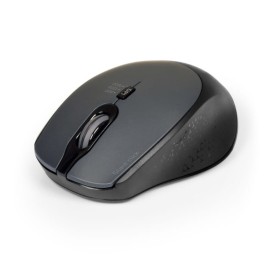 Port Connect Silent 1600DPI 3 Button Wireless Mouse - Black