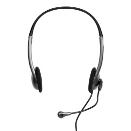 Port Stereo Headset with Mic with 1.2m Cable|1 x 3.5mm|Volume Controller - Black Port Stereo Headset with Mic with 1.2m Cable|1 x 3.5mm|Volume Controller - Black