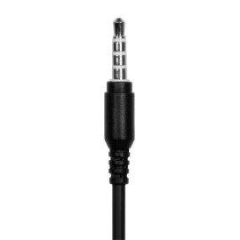 Port Stereo Headset with Mic with 1.2m Cable|1 x 3.5mm|Volume Controller - Black Port Stereo Headset with Mic with 1.2m Cable|1 x 3.5mm|Volume Controller - Black