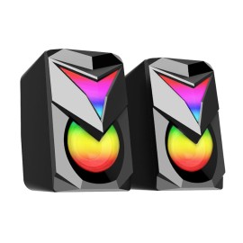REDRAGON 2.1 Satellite Speaker TOCCATA RGB 11W Gaming Speaker - Black REDRAGON 2.1 Satellite Speaker TOCCATA RGB 11W Gaming Speaker - Black