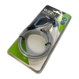 GIZZU 1.8m Nano Key Lock Security Cable with Key GIZZU 1.8m Nano Key Lock Security Cable with Key