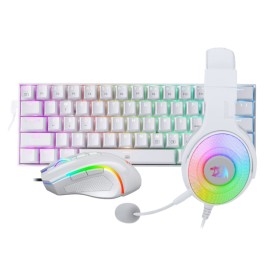REDRAGON 3IN1 MS|HS|KB WIRED COMBO - WHITE REDRAGON 3IN1 MS|HS|KB WIRED COMBO - WHITE