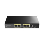 Cudy 16-Port Unmanaged PoE+ Switch - Rack Mount Cudy 16-Port Unmanaged PoE+ Switch - Rack Mount