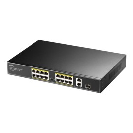 Cudy 16-Port Unmanaged PoE+ Switch - Rack Mount Cudy 16-Port Unmanaged PoE+ Switch - Rack Mount