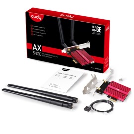 Cudy AX5400 WiFi 6E PCI Express Adapter Cudy AX5400 WiFi 6E PCI Express Adapter