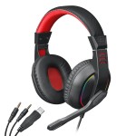 Redragon Over-Ear ARES Aux RGB Gaming Headset - Black Redragon Over-Ear ARES Aux RGB Gaming Headset - Black