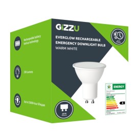 Gizzu Everglow Rechargeable Warm White Emergency Downlight Bulb Gizzu Everglow Rechargeable Warm White Emergency Downlight Bulb