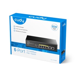 Cudy 6-Port Ethernet Unmanaged Switch - 4 Ports POE Cudy 6-Port Ethernet Unmanaged Switch - 4 Ports POE