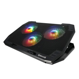 REDRAGON Dual USB 3 Fan RGB Gaming Notebook Stand REDRAGON Dual USB 3 Fan RGB Gaming Notebook Stand