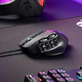 REDRAGON Aatrox 6200DP RGB MMO Gaming Mouse - Black REDRAGON Aatrox 6200DP RGB MMO Gaming Mouse - Black