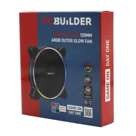 PCBuilder Tempest Chill 120MM ARGB Outer Glow Fan PCBuilder Tempest Chill 120MM ARGB Outer Glow Fan