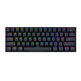 REDRAGON DRACONIC PRO Mechanical 61 Key|Bluetooth 5.0|RGB 9 Colour Modes|Rechargable Battery|Type-C Charging Cable Gaming Keyboard - Black