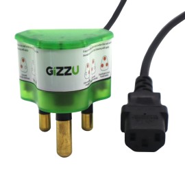 Gizzu Surge Protector 10A Kettle Plug Cable 1.5M Gizzu Surge Protector 10A Kettle Plug Cable 1.5M