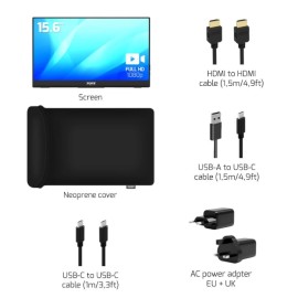 Port Portable Monitor 15.6" FHD - Non Touch Port Portable Monitor 15.6" FHD - Non Touch