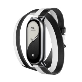 Xiaomi Smart Band 8 Double Wrap Strap - Black and white Xiaomi Smart Band 8 Double Wrap Strap - Black and white