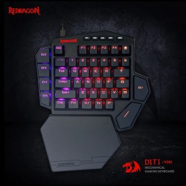 REDRAGON Diti Elite Pro One-Handed RGB Wireless Mechanical Gaming Keyboard - Black REDRAGON Diti Elite Pro One-Handed RGB Wireless Mechanical Gaming Keyboard - Black