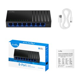 Cudy GS108D 8-Port Gigabit Desktop Switch (USB Type-C Power)