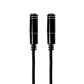 Gizzu 3-Pole Audio Splitter Cable - Black Gizzu 3-Pole Audio Splitter Cable - Black