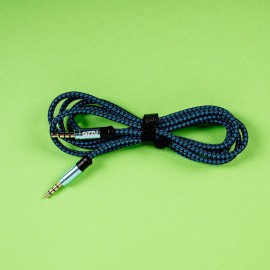 Gizzu 3.5mm AUX Cable 1.5m - Black/Blue Gizzu 3.5mm AUX Cable 1.5m - Black/Blue