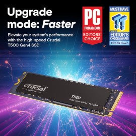 Crucial T500 4TB M.2 NVMe Gen4 NAND SSD Crucial T500 4TB M.2 NVMe Gen4 NAND SSD