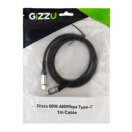 GIZZU 60W 480Mbps Type-C 1m Cable GIZZU 60W 480Mbps Type-C 1m Cable