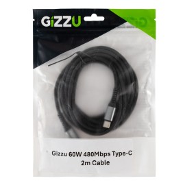 GIZZU 60W 480Mbps Type-C 2m Cable GIZZU 60W 480Mbps Type-C 2m Cable