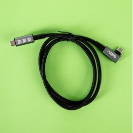 Gizzu 100W 10Gbps Type-C Angled 1m Cable