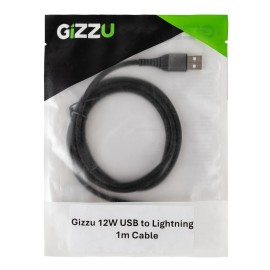 GIZZU 12W USB to Lightning 1m Cable GIZZU 12W USB to Lightning 1m Cable