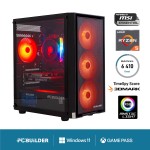 PCBuilder Ryzen 5 5500 SCOUT Windows 11 Gaming PC PCBuilder Ryzen 5 5500 SCOUT Windows 11 Gaming PC