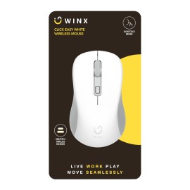 WINX CLICK Easy 1600DPI 2.4GHz Wireless Mouse - White WINX CLICK Easy 1600DPI 2.4GHz Wireless Mouse - White