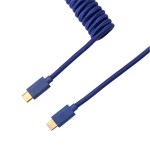 Keychron Coiled Aviator Blue Cable Keychron Coiled Aviator Blue Cable