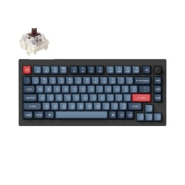 Keychron V1 Max QMK/VIA Wireless Custom Mechanical Keyboard | BROWN Switches – Black Keychron V1 Max QMK/VIA Wireless Custom Mechanical Keyboard | BROWN Switches – Black
