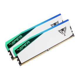 Patriot Viper Elite 5 RGB 32GB 6000MHz DDR5 Desktop Gaming Memory Kit - White Patriot Viper Elite 5 RGB 32GB 6000MHz DDR5 Desktop Gaming Memory Kit - White