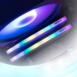 Patriot Viper Elite 5 RGB 32GB 6000MHz DDR5 Desktop Gaming Memory Kit - White Patriot Viper Elite 5 RGB 32GB 6000MHz DDR5 Desktop Gaming Memory Kit - White