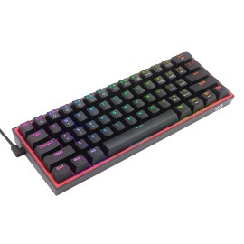 Redragon K617 FIZZ 60% Wired RGB Gaming Keyboard - Black Redragon K617 FIZZ 60% Wired RGB Gaming Keyboard - Black