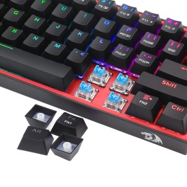 Redragon K617 FIZZ 60% Wired RGB Gaming Keyboard - Black Redragon K617 FIZZ 60% Wired RGB Gaming Keyboard - Black