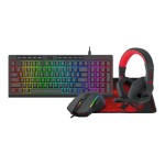 Redragon 4-in-1 Keyboard | Mouse | Mousepad | Headset Gaming Combo Redragon 4-in-1 Keyboard | Mouse | Mousepad | Headset Gaming Combo